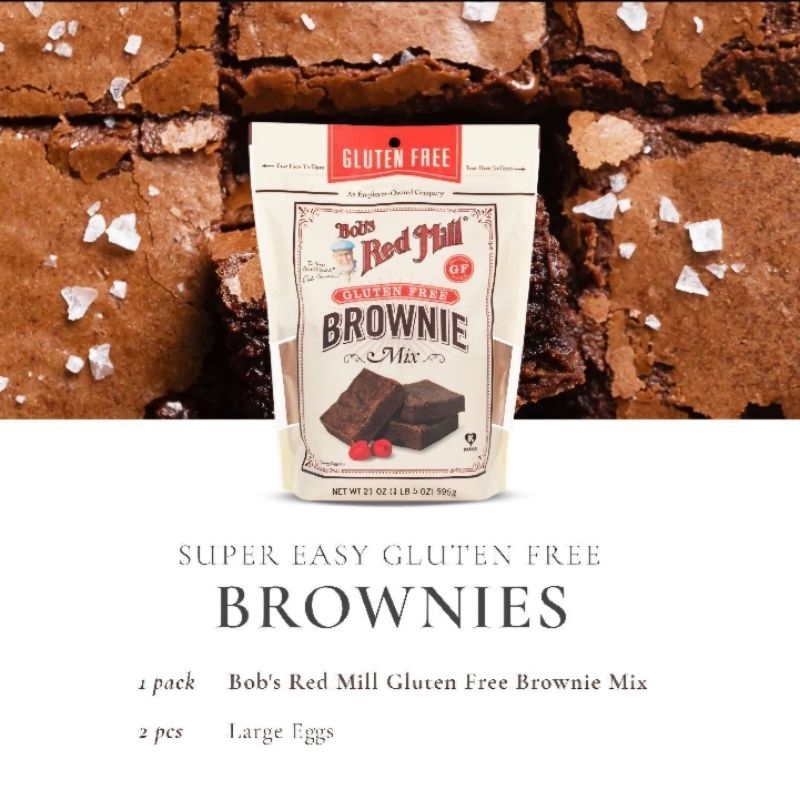 

Bob's Red Mill | Gluten Free BROWNIE Mix | 595gr - Brownies Cake Mpasi
