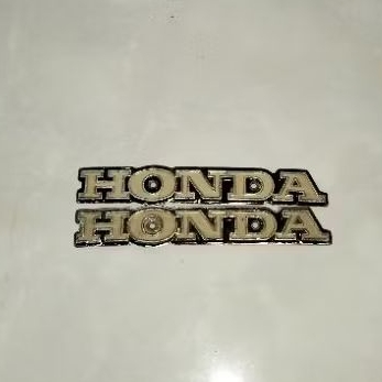 Emblem tangki second original motor honda CB 200 twin