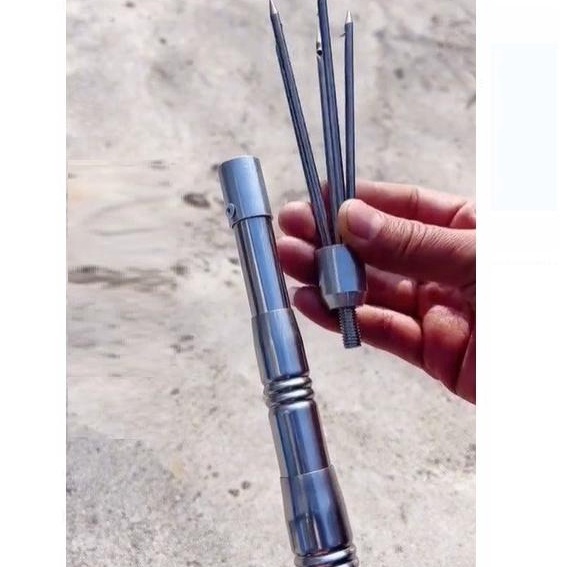 Tombak Pancing Ikan 5 Cabang Tombak Ikan Efektif  Tombak Ikan Bahan Stainless Steel