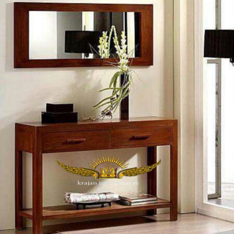 meja Konsul+cermin/meja Konsul minimalis jati/meja Konsul jati/meja rias
