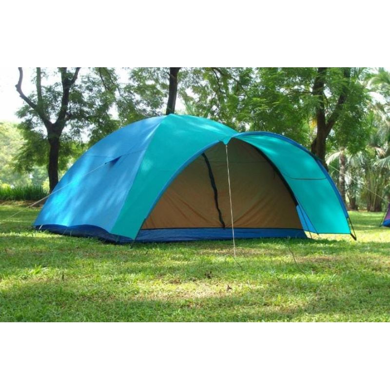 tenda dome 3x3 double layer kapasitas 6-8 orang