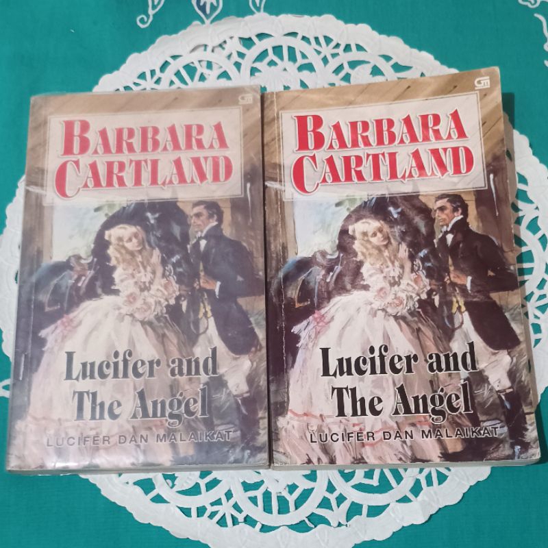 Buku Novel bekas "Lucifer and the Angel" - Barbara Cartland