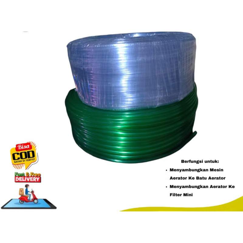 Selang Aerator Puso dan Selang Warna Aquascape Aquarium Selang Aerator Aquascape Aquarium PER Roll 1