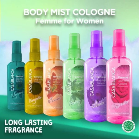 Parfum Casablanca Body Mist Cologne Wanita Pria Minyak Wangi 100% Original