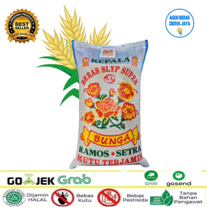

BERAS BUNGA SETRA 5,10, 20, 25kg dan LT