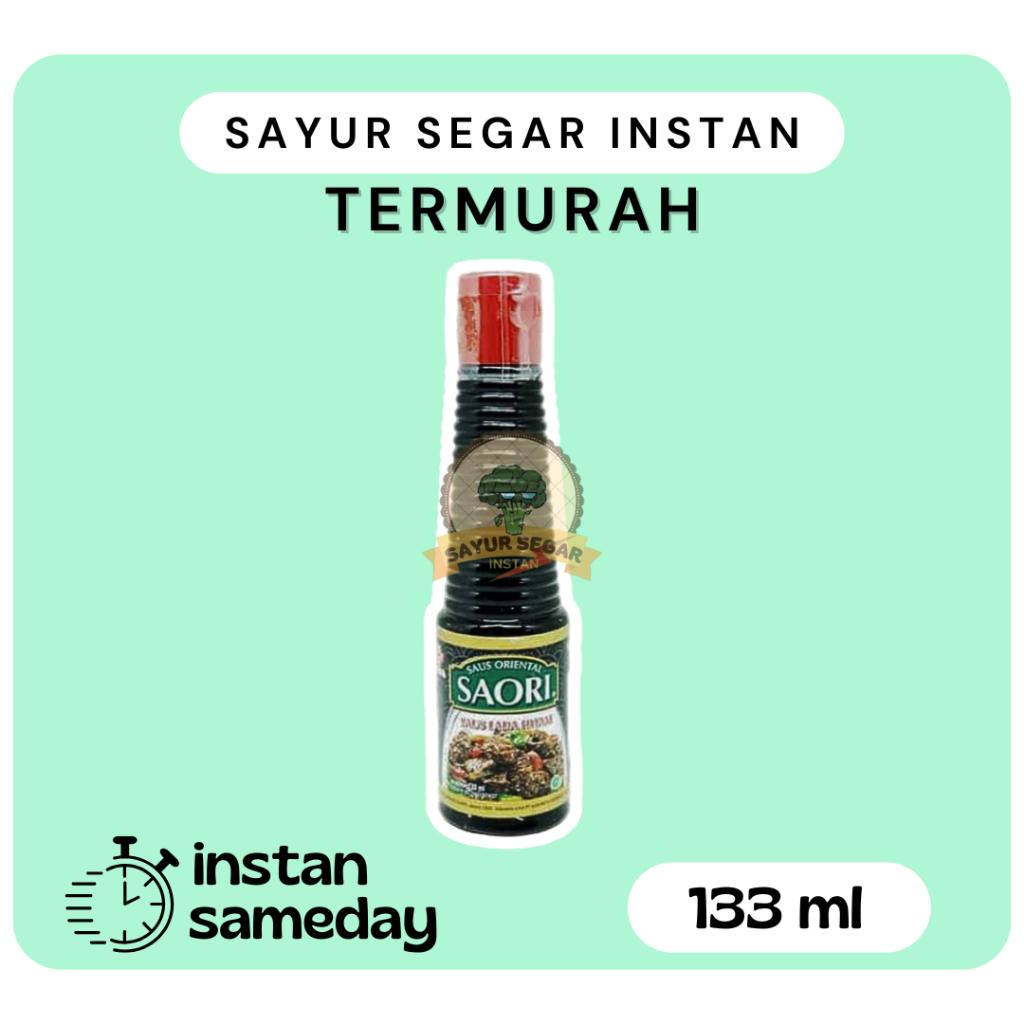 

Saori Saus Lada Hitam 1botol 133 ml - Sayur Segar Instan