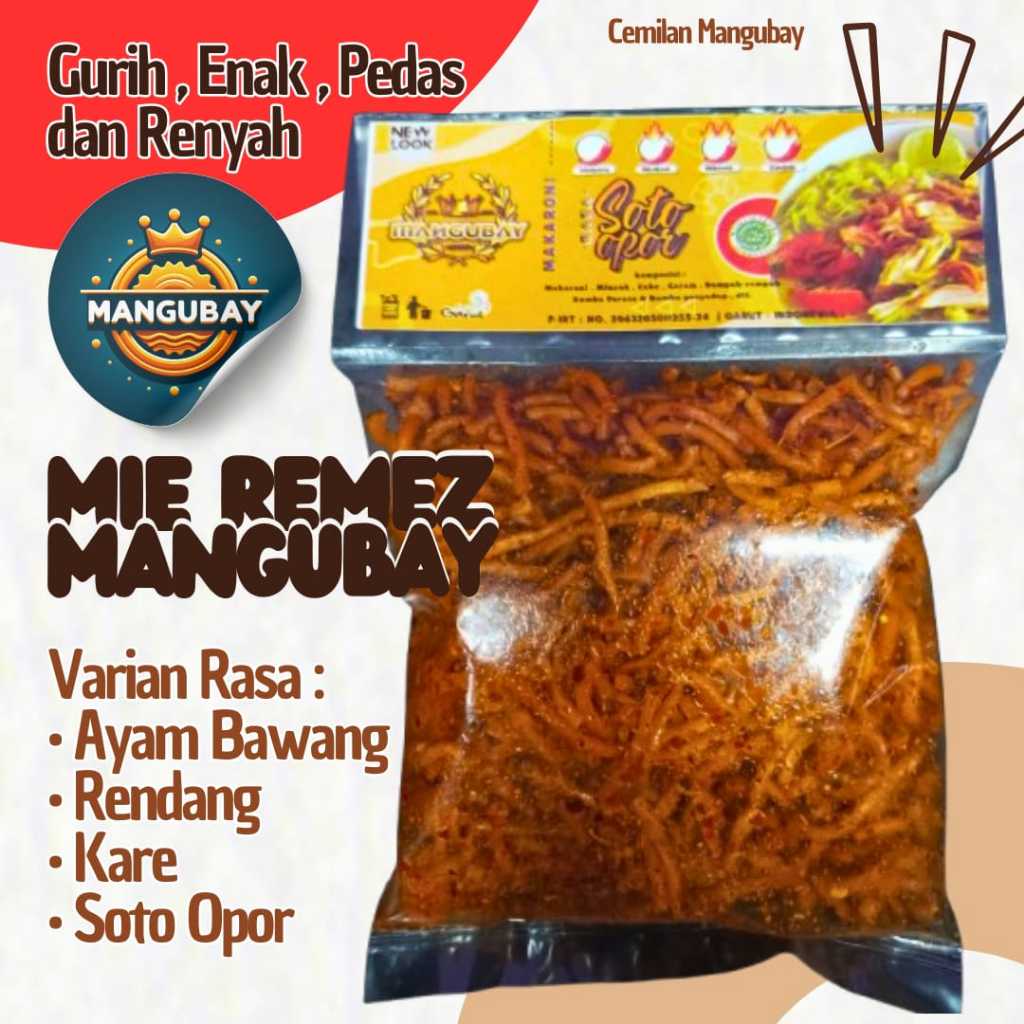 

Mie Kremez Mangubay Produk Baru