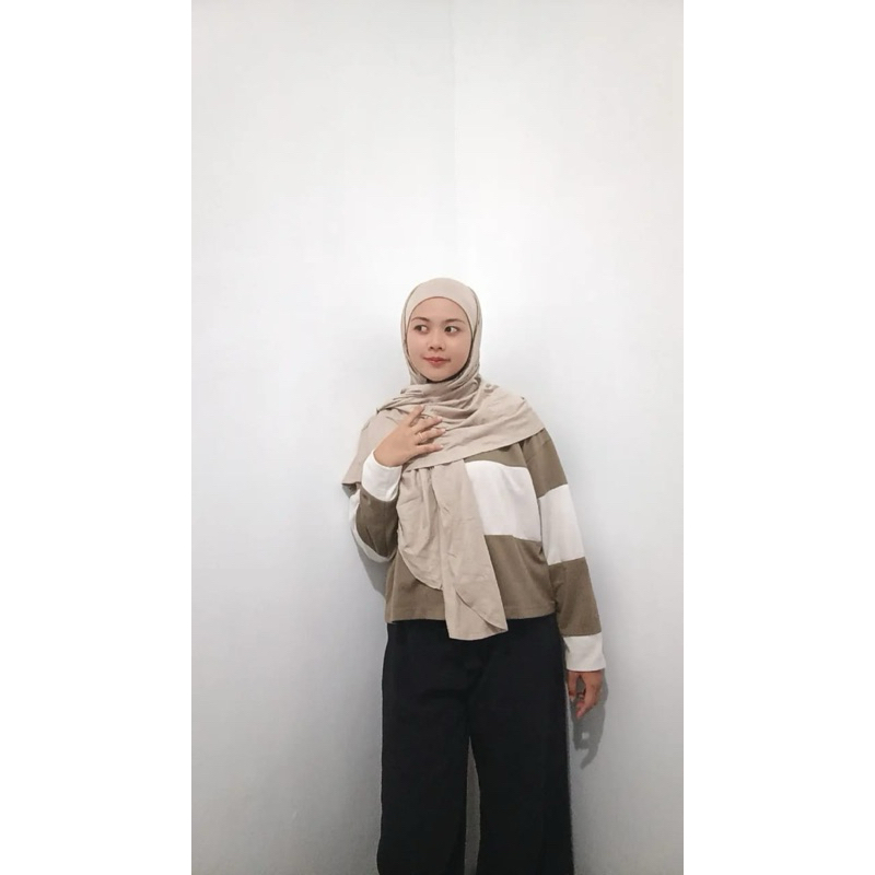 Alfath - Hijab Pasmina Iner Ciput Kaos Rayon Premium