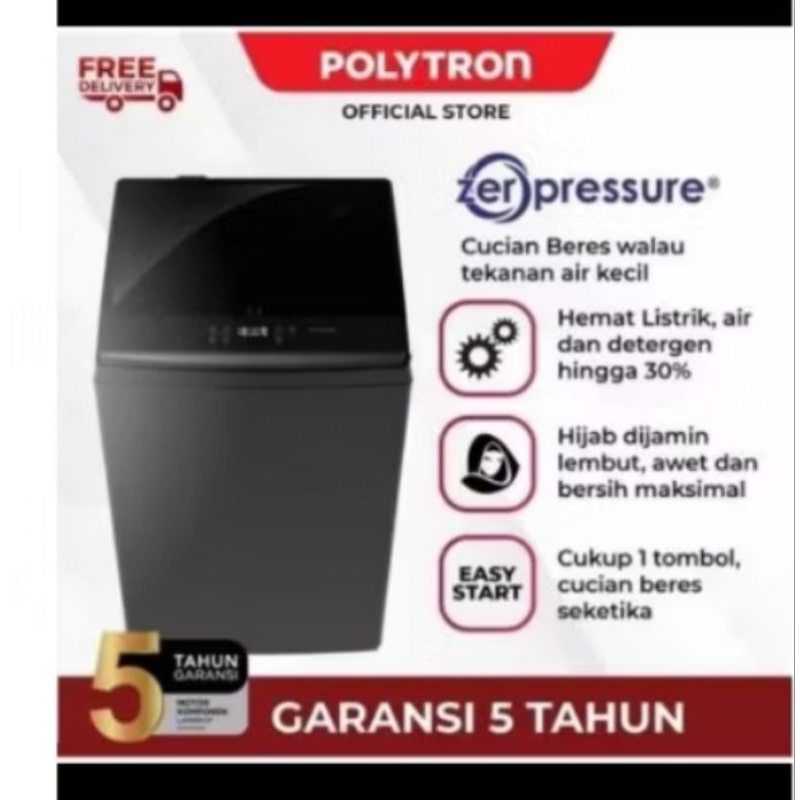 mesin cuci Polytron 1 tabung 10 kg