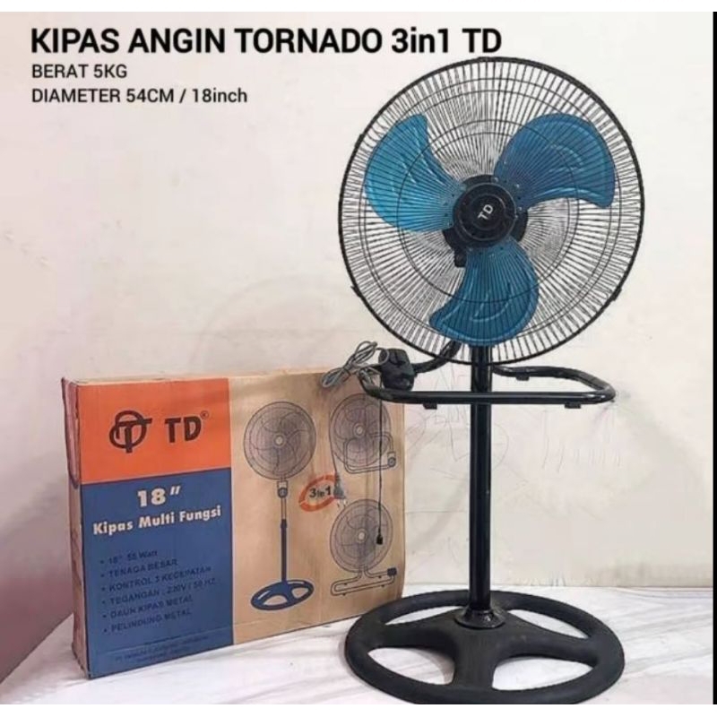 KIPAS ANGIN TD/ YAMAKAWA  3 IN 1/18 INCH.