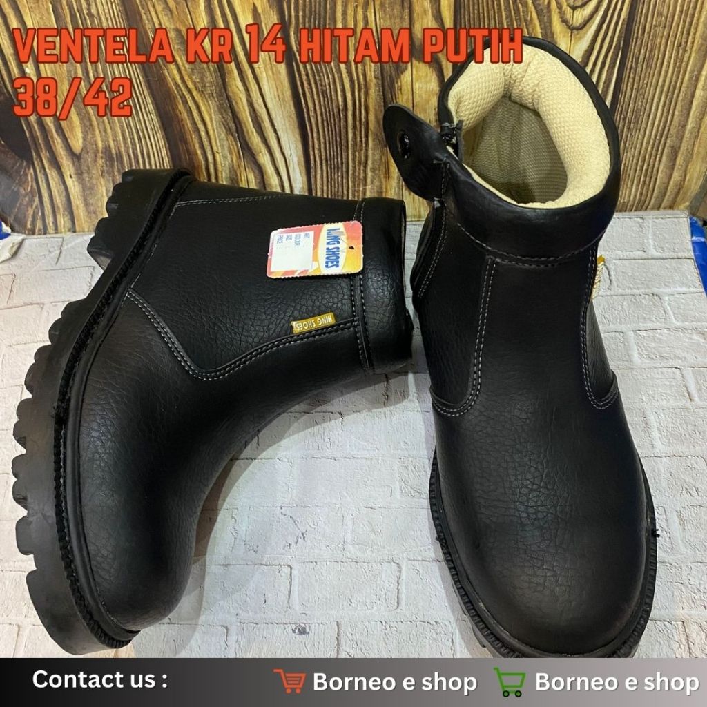 [BISA COD ] Sepatu Safety Pria Original Sepatu Safety Ujung Besi Safty Boots Berkualitas Boot Tinggi