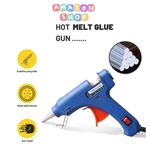 

(LC) Lem Tembak Glue Gan 20 Watt / Alat Kerajinan Tangan Glue Gun Mini