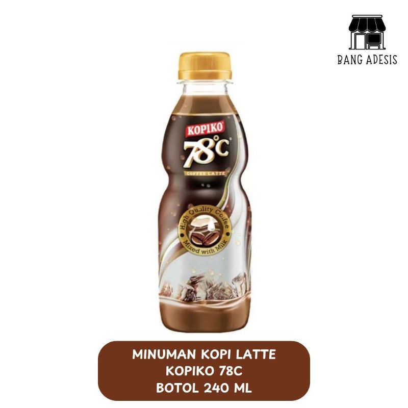 

Minuman Kopi Latte Kopiko 78C Botol 240 ml || Minuman Kopi - BangAdeSis