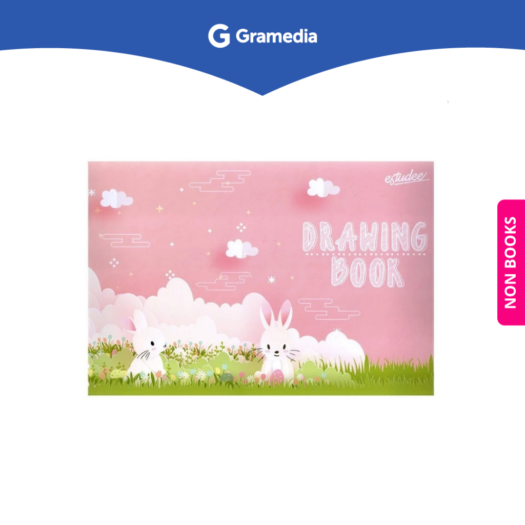 

Gramedia Depok - ESTUDEE DRAWING BOOK A4 J RABBIT PINK