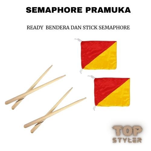 STIK & BENDERA SEMAPHORE/ STIK SEMAPHORE /BENDERA SEMAPHORE
