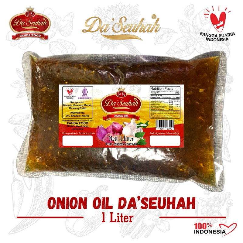 

PAKET USAHA MINYAK BAWANG 1 liter