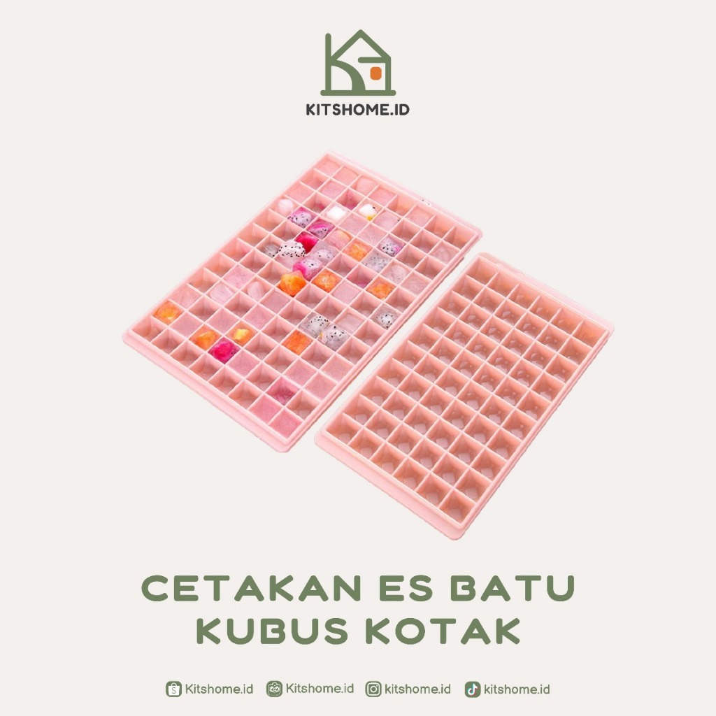 Cetakan Es Batu Kubus Kotak Diamon / Cetakan Ice Cube Tray Ice Maker Es Kristal Es Kulkas