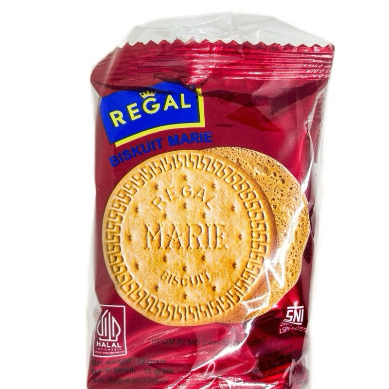 

BISKUIT MARIE REGAL 1 PACK ISI 10PCS CAMILAN