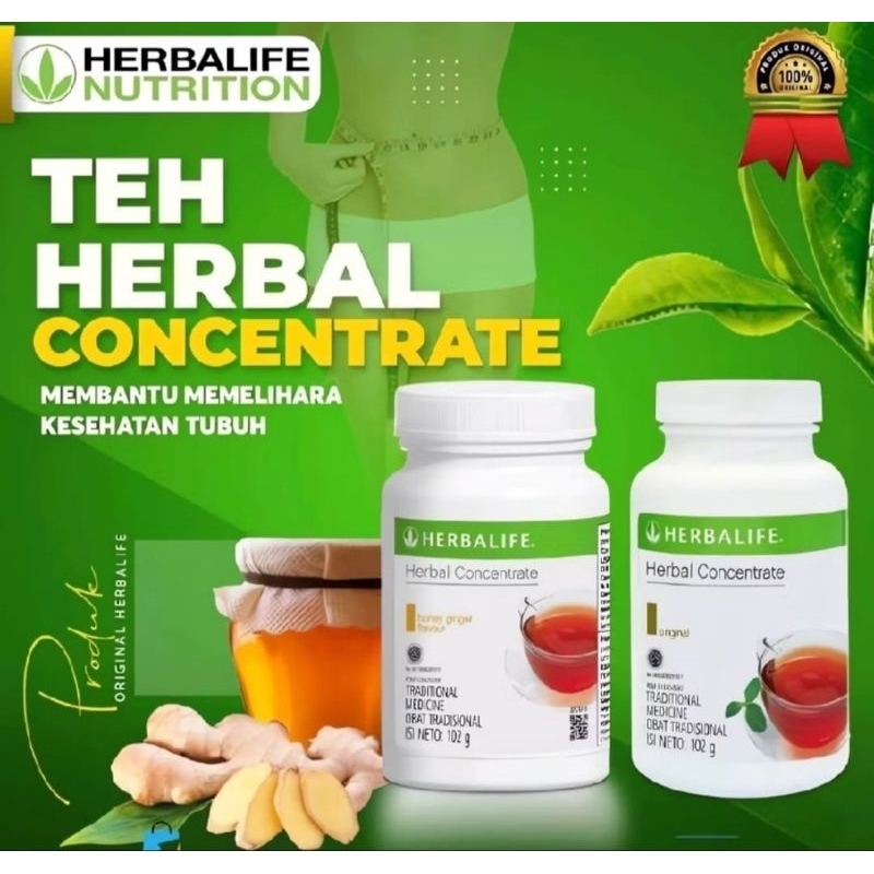 

[PROMO] Herbalife Concentrate Tea | Honey Ginger Flavour | Herbal Pembakar Lemak Alami | Herbal Pelangsing Original 100% BPOM