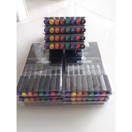 

Spidol Snowman Permanen OHP / OPF 8 Warna / SET - MURMER
