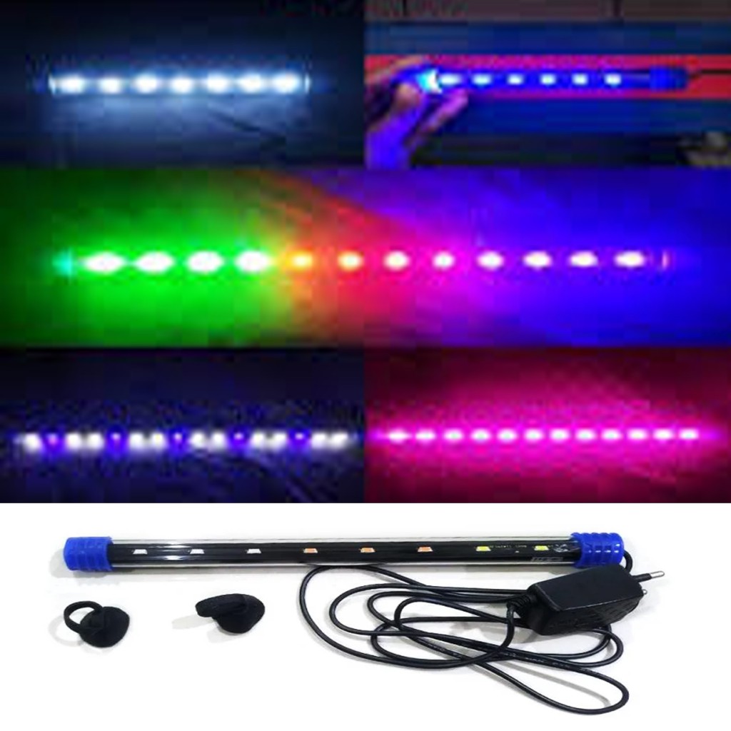 lampu celup aquarium lampu led 40 cm
