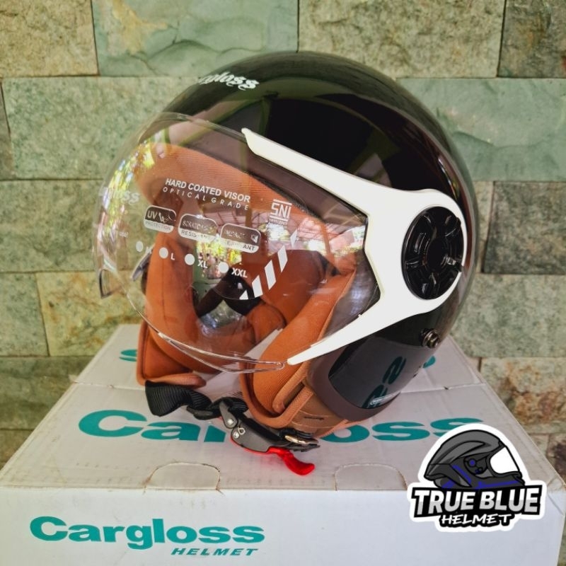 Helm Cargloss Hijab YRH Hitam Original 100%