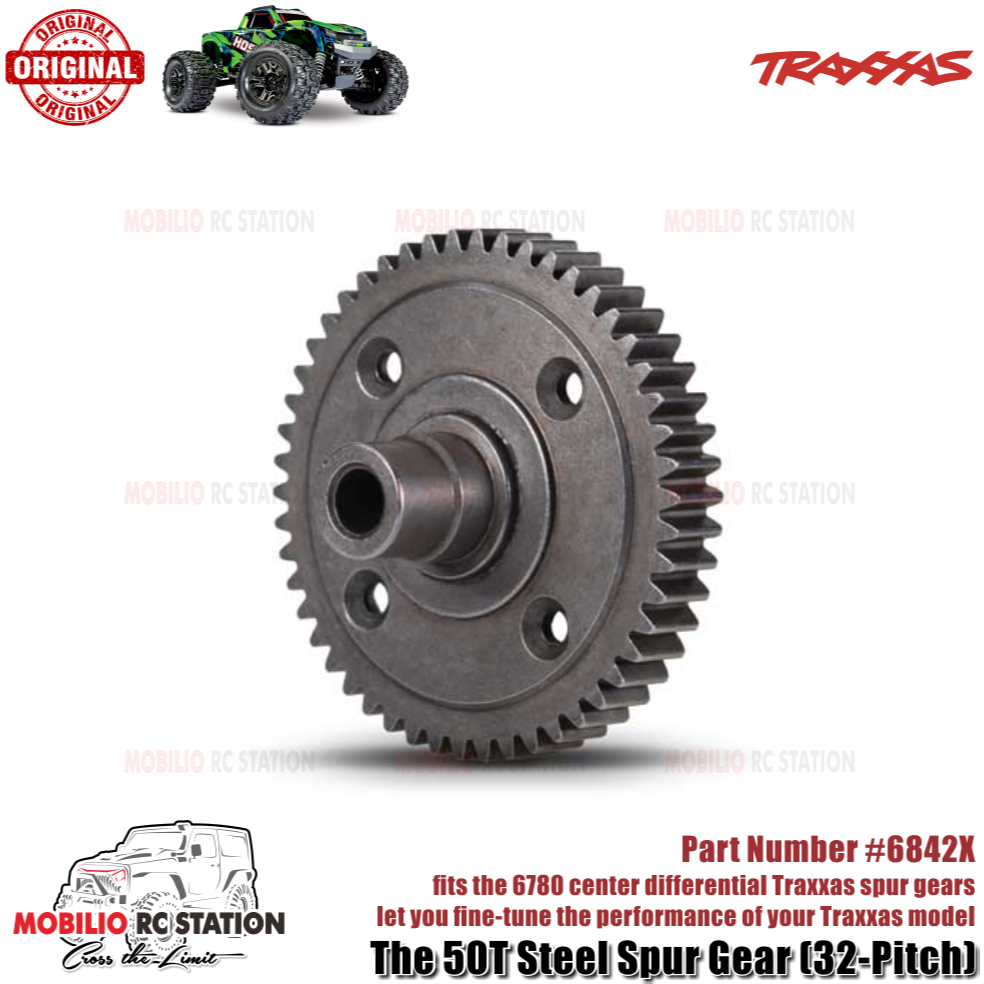 Traxxas Part #6842X 50T 32-pitch Spur Gear Fits 6780 Center Differential for RC Ford Raptor Slash Ru