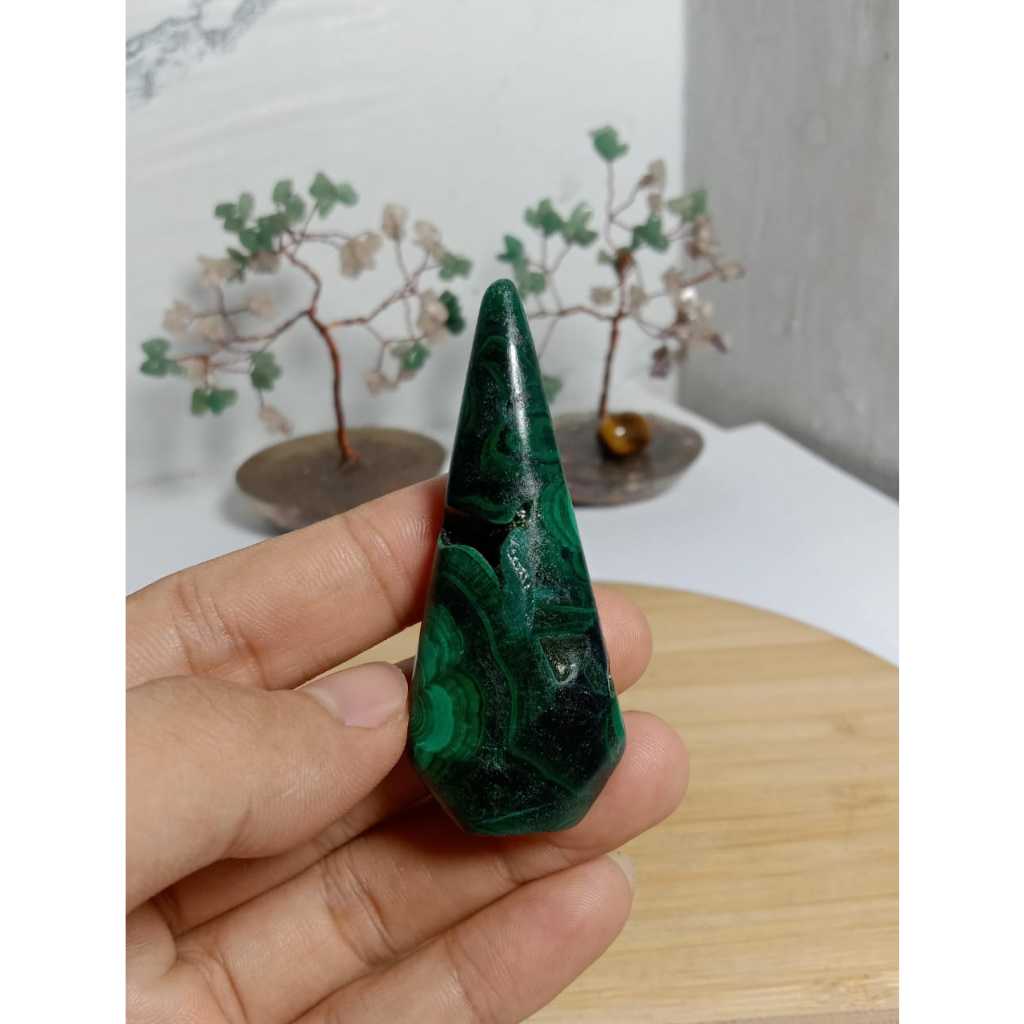 Natural Malachite Ornament (9)