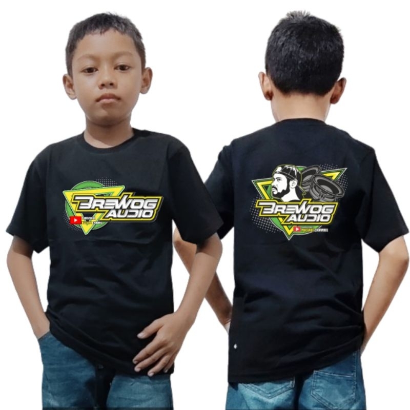 Kaos Anak-anak Motif Brewog Audio