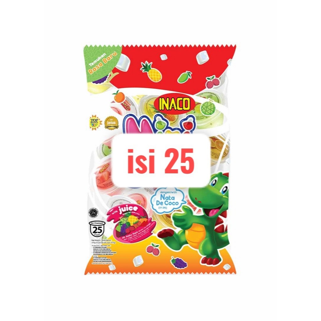 

INACO Mini Jelly 25's isi 25 cups