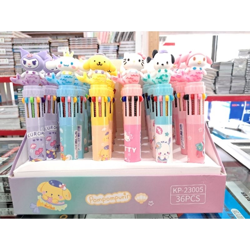 

Pulpen 10 Warna Karakter Lucu Sanrio Bolpoin 10 Warna