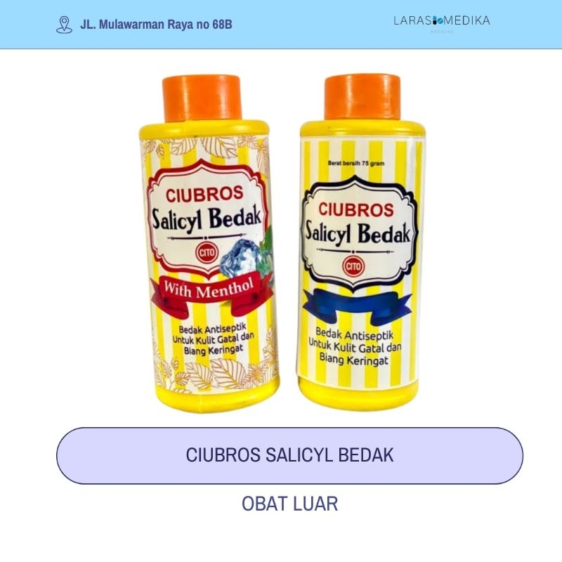 Bedak Salicyl Cito Ciubros 75g