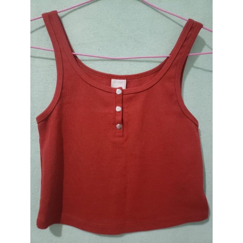 preloved tanktop crop