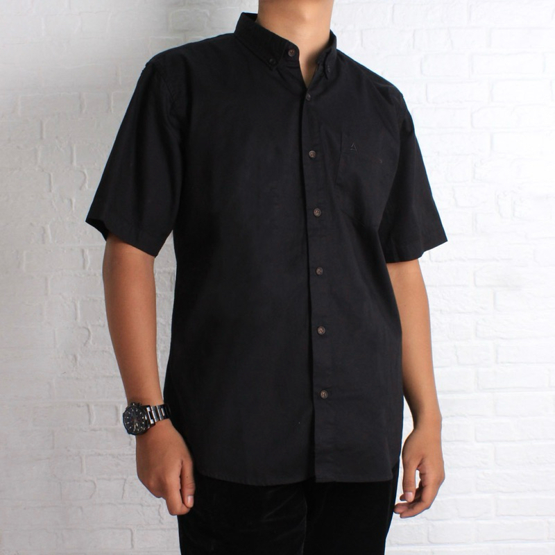 Kemeja Pria Kemeja Pria Lengan Pendek Kemeja Hitam Pendek Kemeja Pria Hitam Lengan Pendek Kemeja Hem