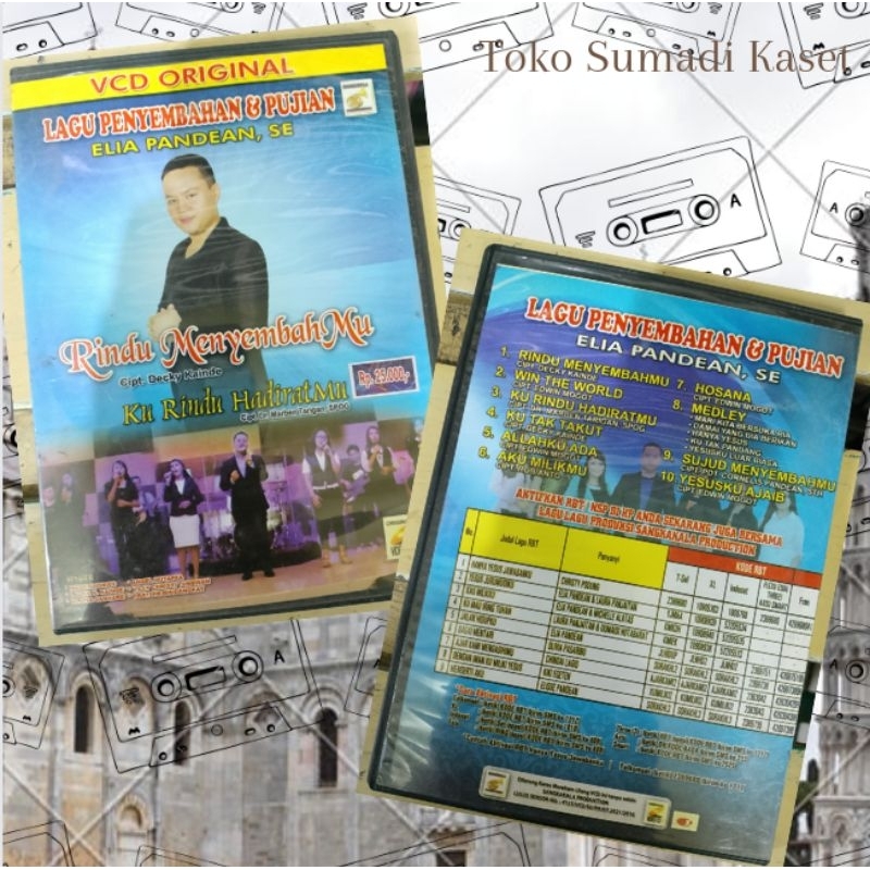 VCD lagu rohani rindu menyembahmu