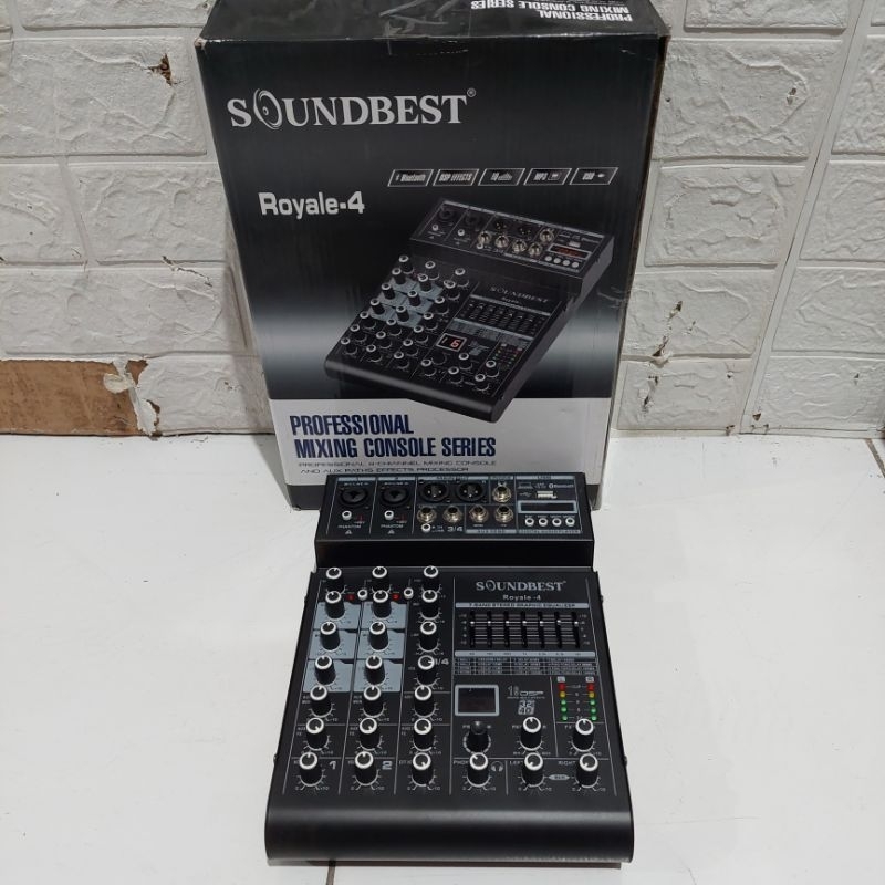 mixer 4 channel soundbest royale 4 mixer audio 4 channel original