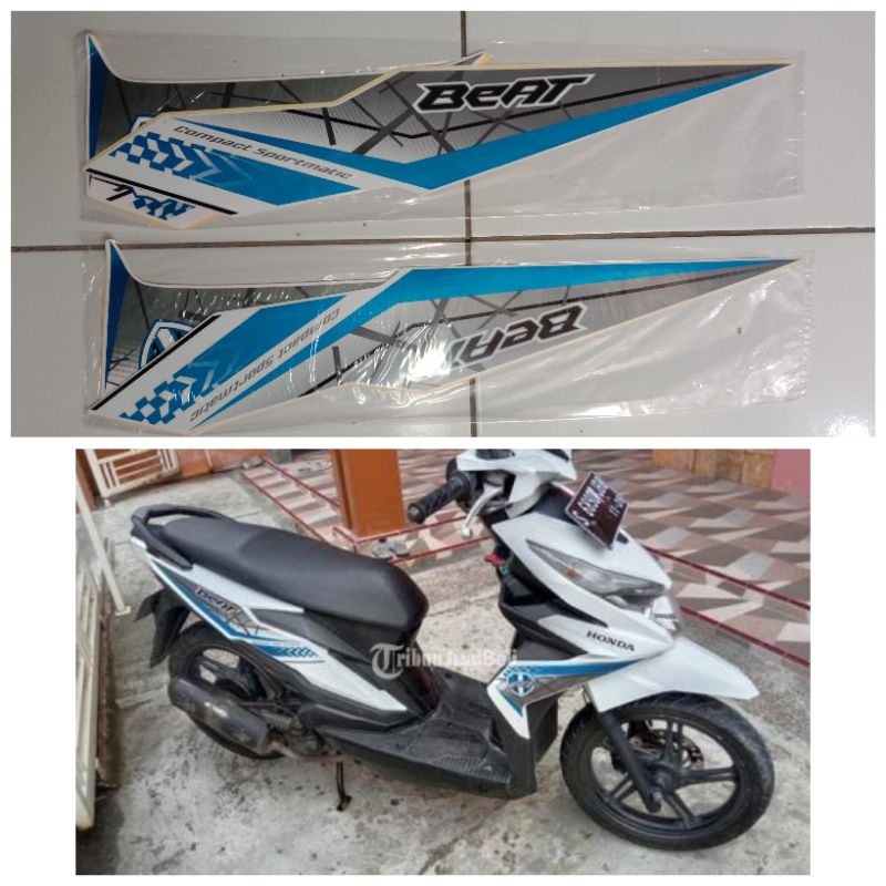 Stiker striping honda beat fi 2016 2017 / Lis striping beat fi 2017 2016
