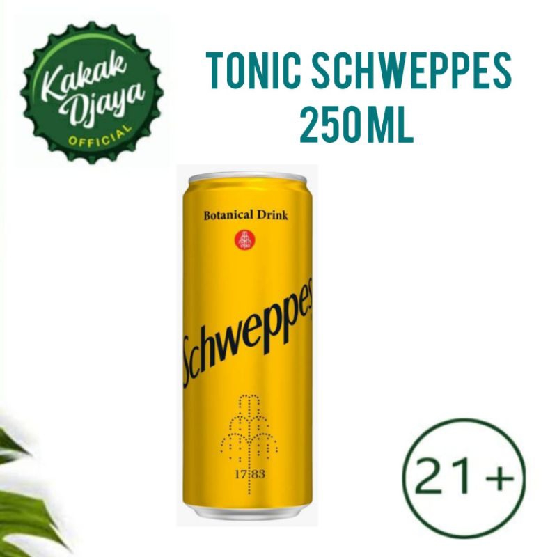 

Schweppes Tonic Water - Air Tonik 250ml 24 can Tonik water Tonic water soda