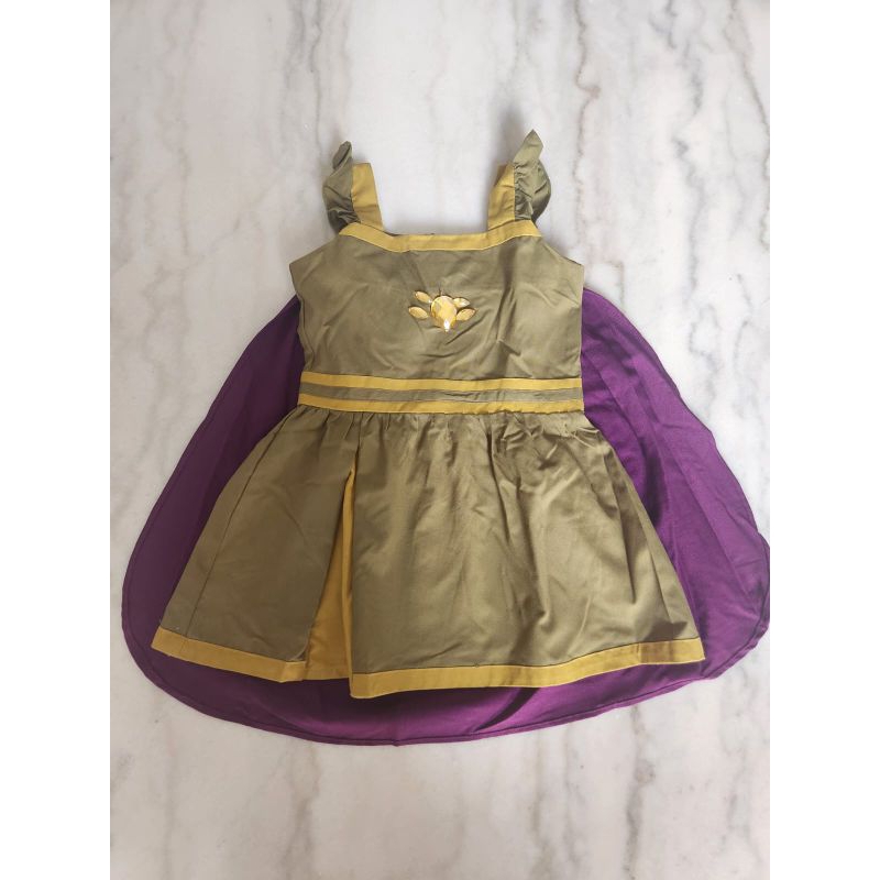 PRELOVED Baju Anak Karakter/ Baju Anak Perempuan/ Dress Korea Anak Wanita / Baju Pesta Anak 3-4 tahu