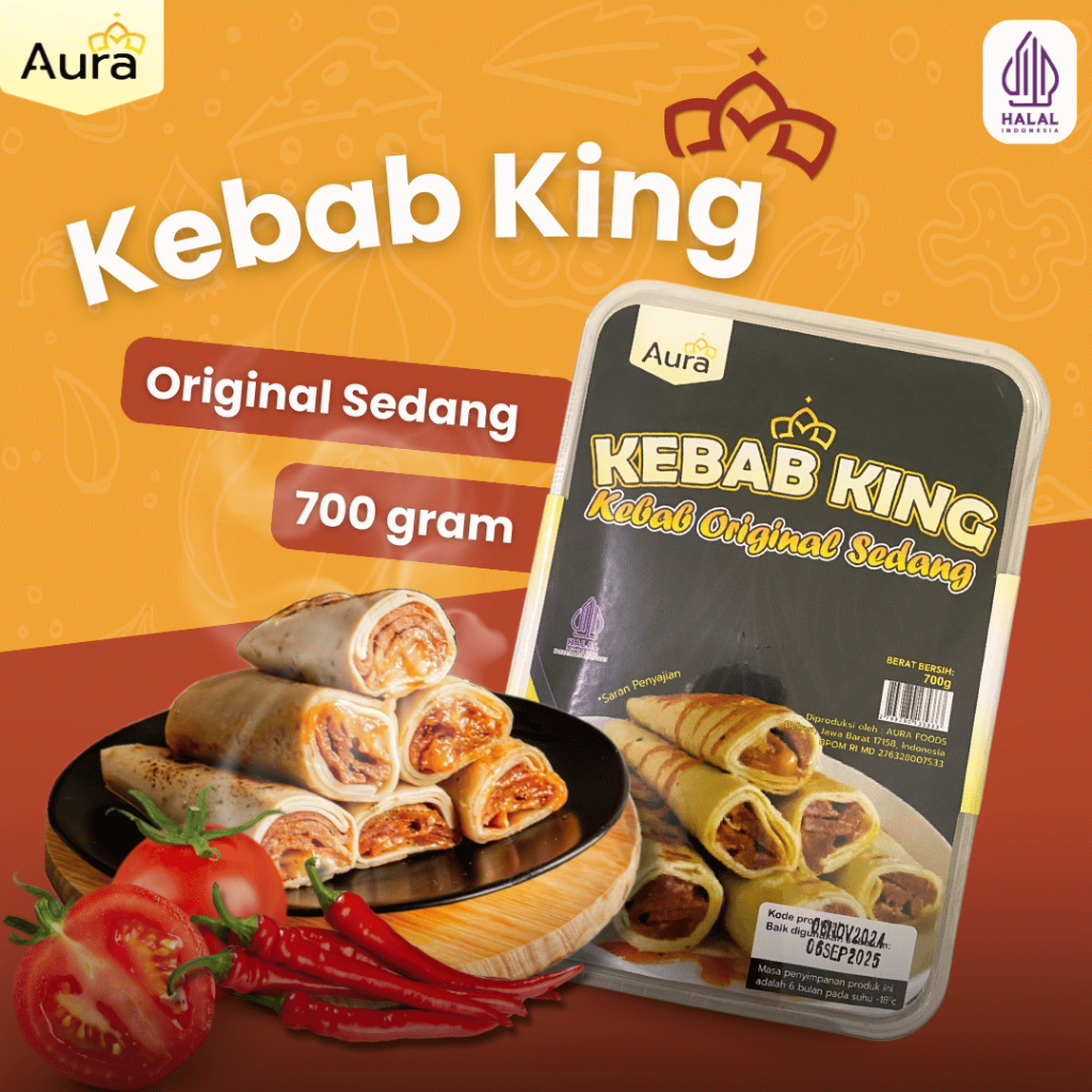 

Kebab King Original Sedang 700 Gram