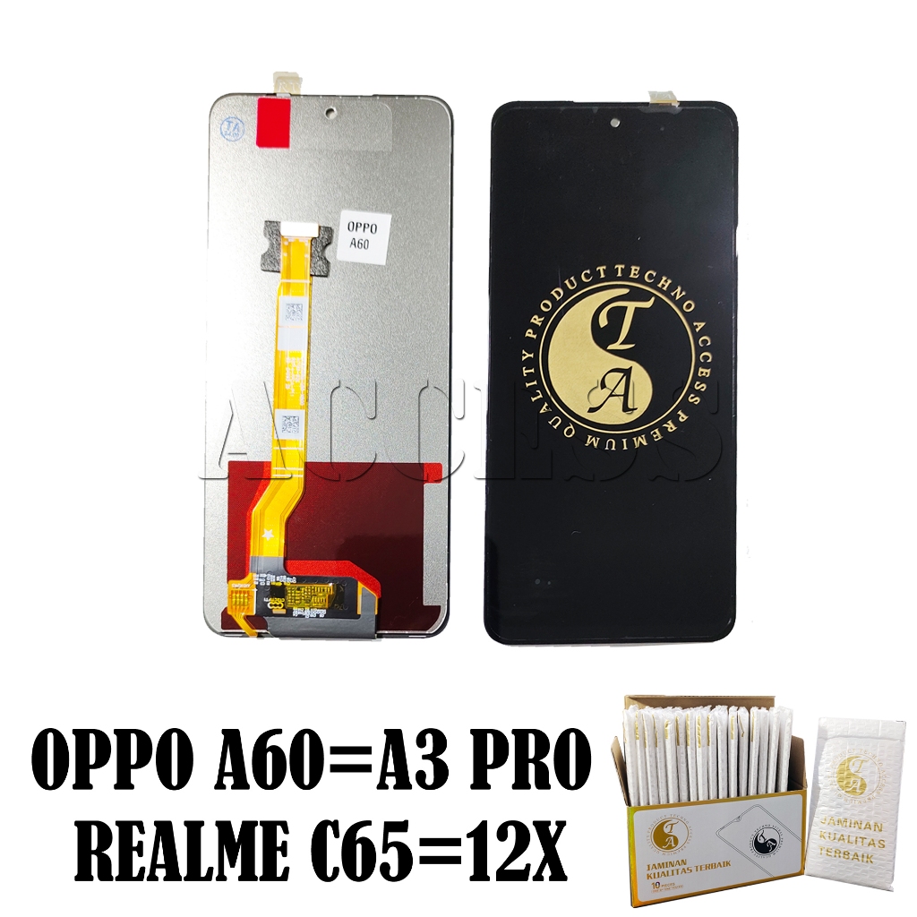 LCD OPPO A60 A3 A3X A3 PRO REALME C65 12X