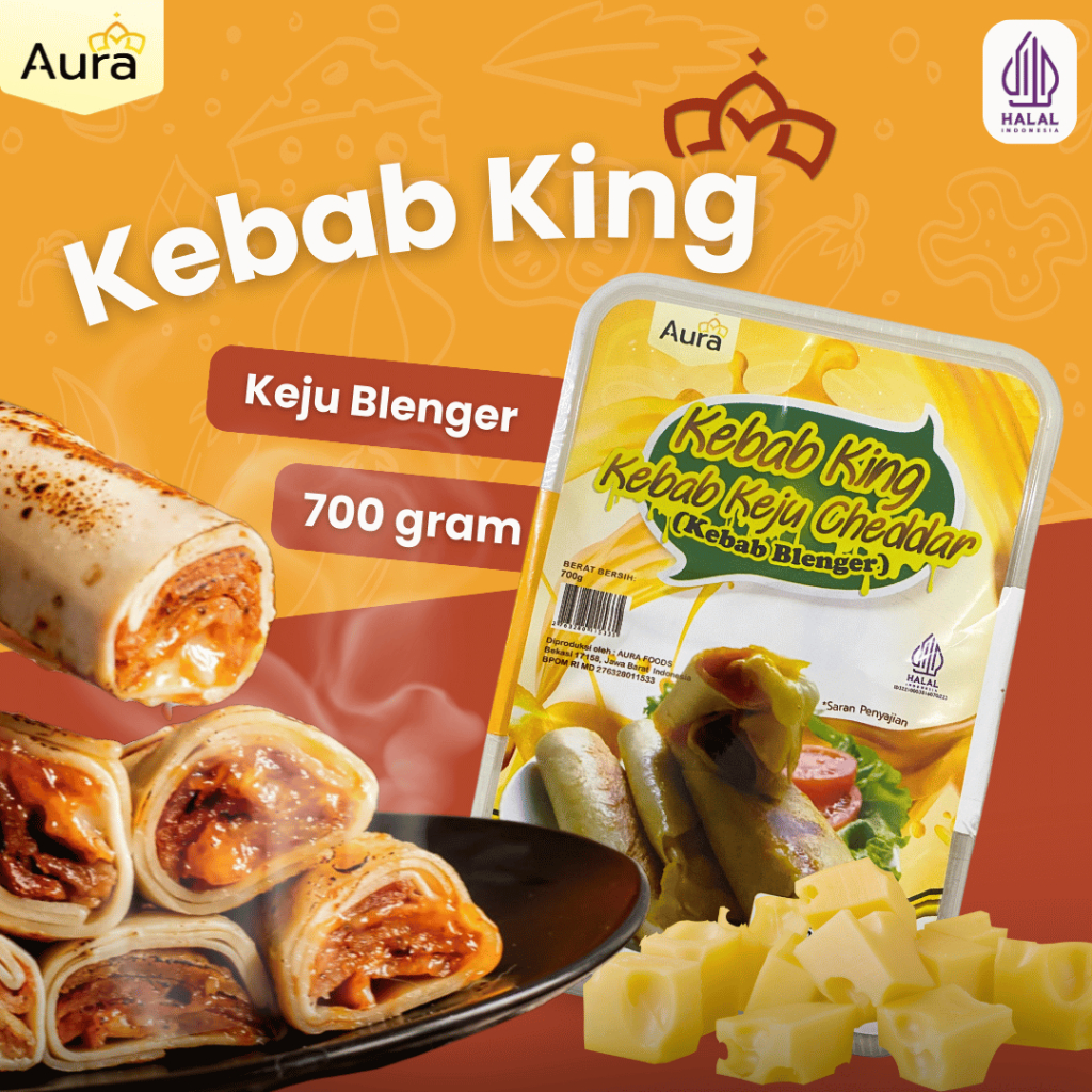 

Kebab King Keju Blenger 700 Gram