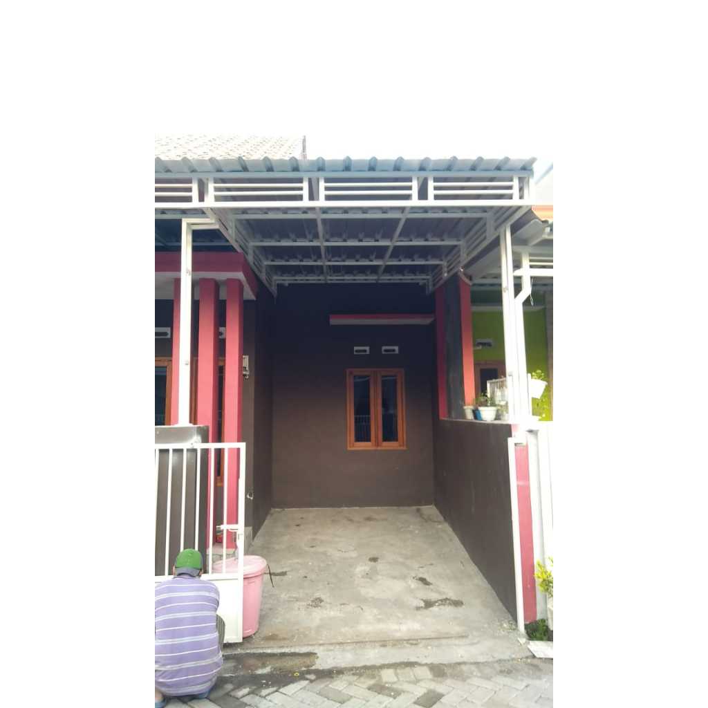 kanopi bahan spandek rangka galvalum/kanopi baja ringan