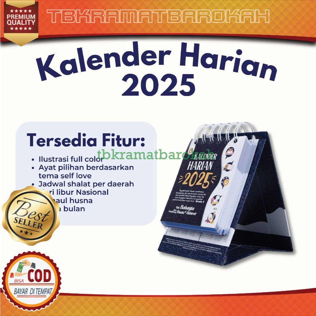 

Kalender Harian Muslim 2025 Kertas Art Paper Gema Insani Press, Kalender Meja Aesthetic 2025