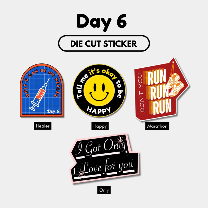 

[READY] Die Cut Sticker Day6