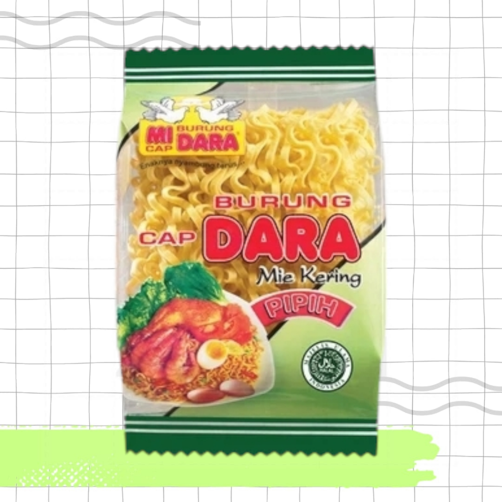

Mie Burung Dara Mie Kering Pipih 2 Keping