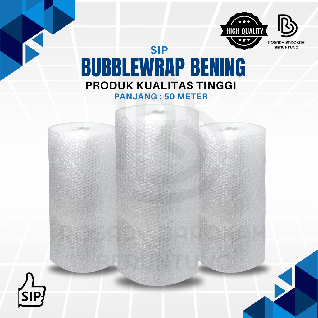 

BUBBLE WRAP / plastik bubble / bubble packing / bubble wrap packing / plastik buble packing /125cm×50m 3kg Tebal dan tidak mudah pecah// SIP 02