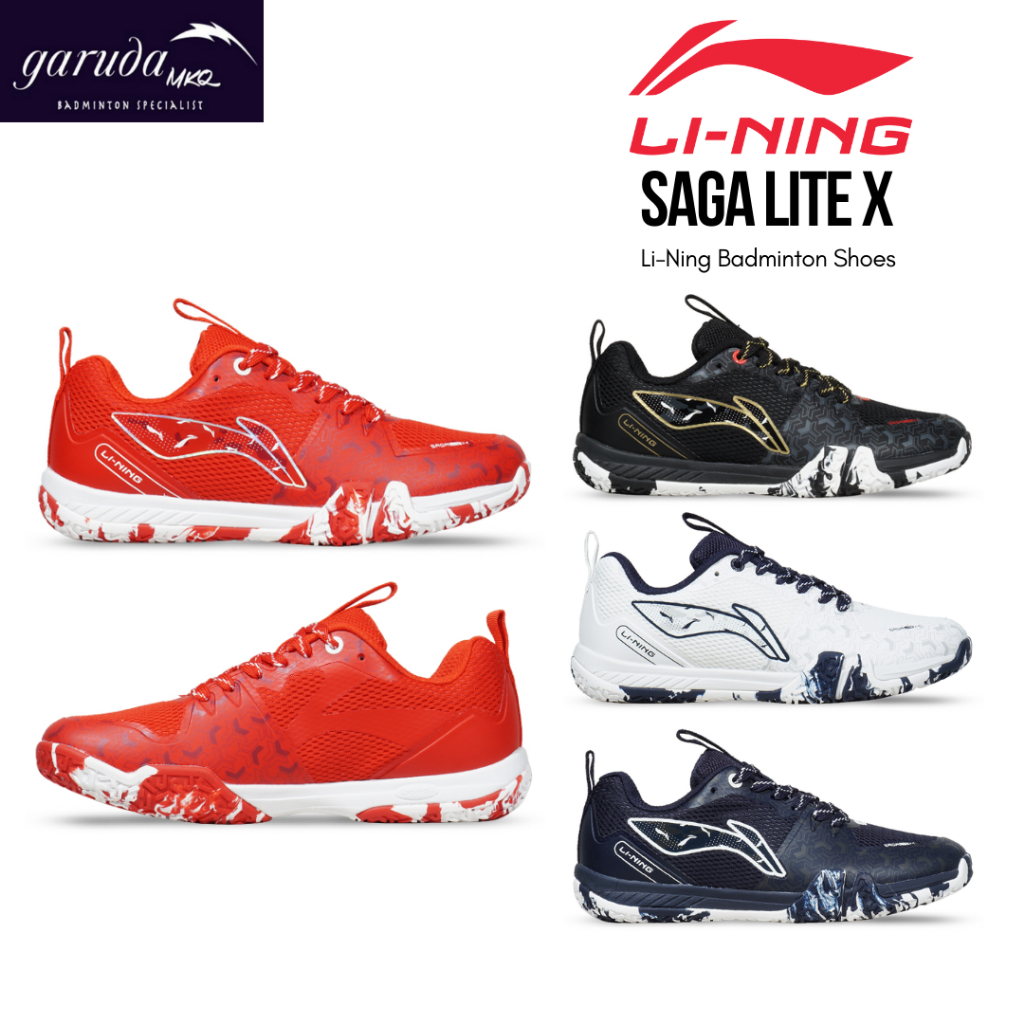 SEPATU BADMINTON LINING SAGA LITE X / LINING SAGA LITE X / LI-NING SAGA LITE AYTU037 X BADMINTON SHO