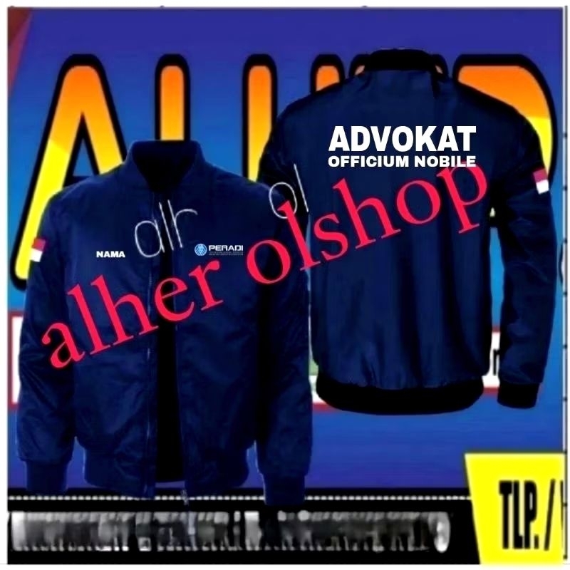 Jaket bordir advokat jaket advokat Jaket bomber advokat jaket kerja advokat jaket seragam advokat ja