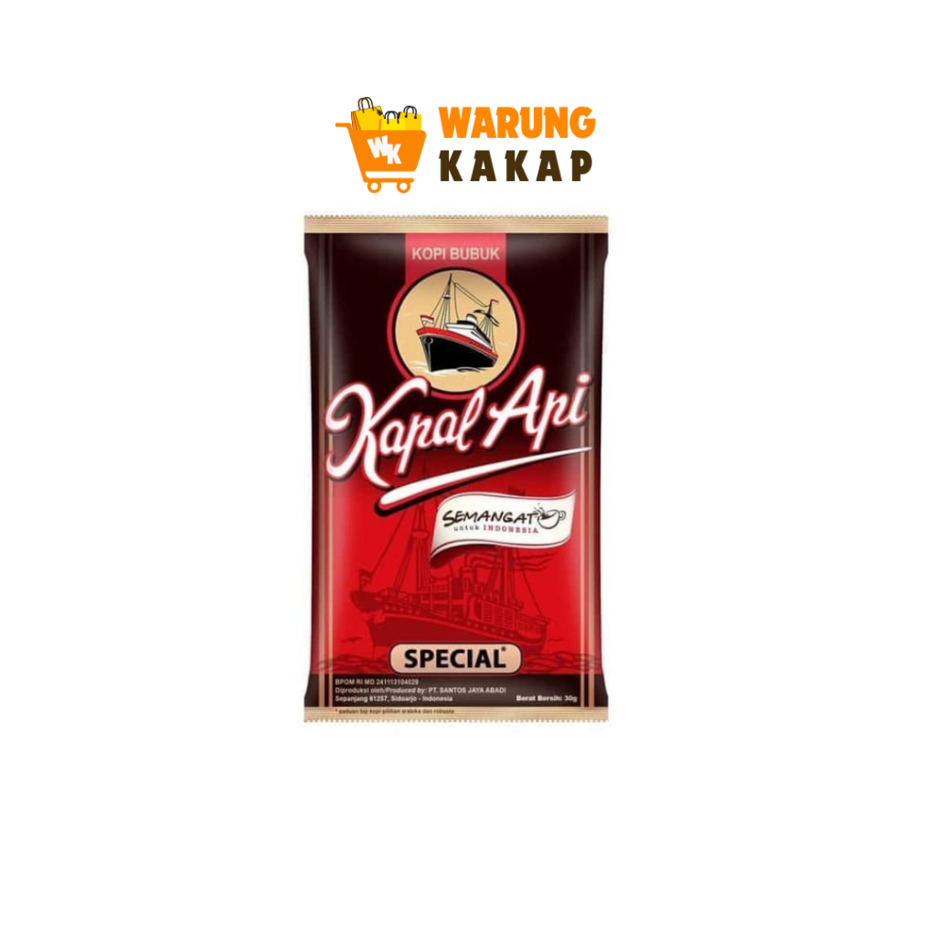 

KOPI KAPAL API SPECIAL 30 GR / KOPI BUBUK POUCH / ECERAN